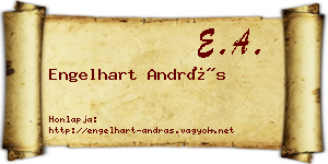 Engelhart András névjegykártya