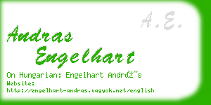 andras engelhart business card